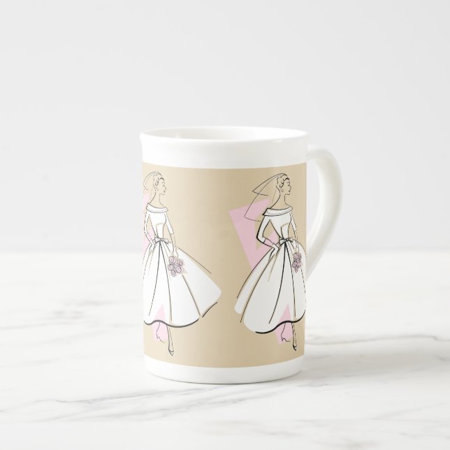 Tasse--China Prozellantasse (Vorderseite Rechts)