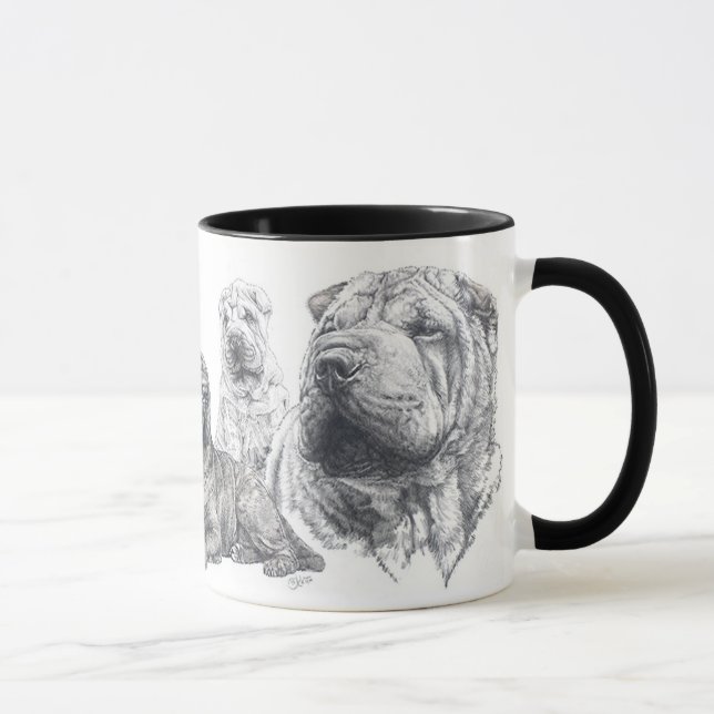Tasse Chinois Shar Pei (Droite)