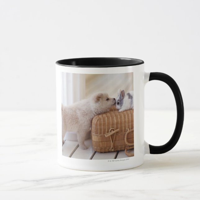 Tasse Chiot et lapin (Droite)