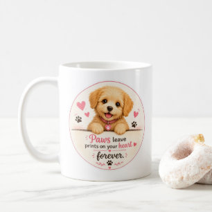 Tasse Chiot Mignon – Les Pattes Laissent des Empre