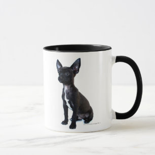 Tasse Chiot noir de chiwawa
