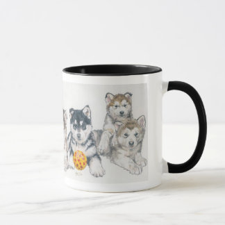 Tasse Chiots malamuts de l'Alaska
