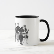 Tasse chique de croquis vintage d'image