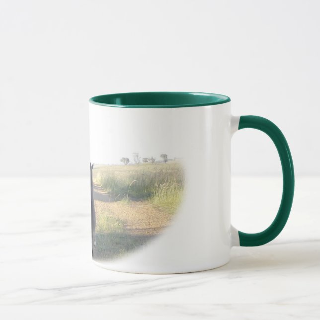 Tasse Chloe le kangourou et le Sam le chien de berger (Droite)