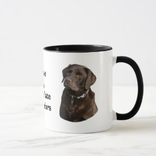 Tasse Chocolate Labrador dog photo