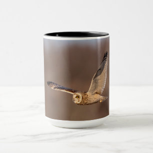 Tasse Chouette à oreilles courtes en vol