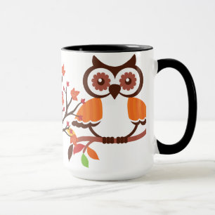 Tasse Chouette d'automne