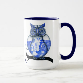 Tasse Chouette de la Sauvette bleue
