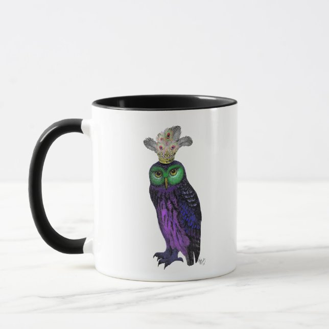 Tasse Chouette pourpre (Gauche)