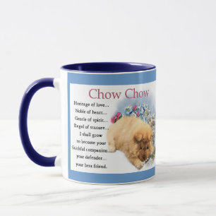 Tasse Chow Chow Puppy Art Cadeaux