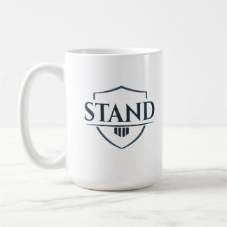 Tasse chrétienne inspirante « Tenez bon » en gras
