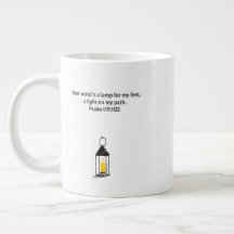 Tasse chrétienne Psaume 119:105 | Cadeau de foi