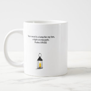 Tasse chrétienne Psaume 119:105 Cadeau de foi