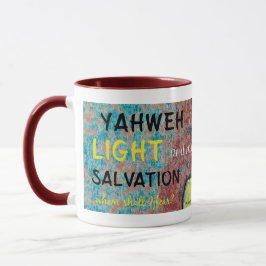 Tasse Christian Yahweh est ma Lumière et mon Salut