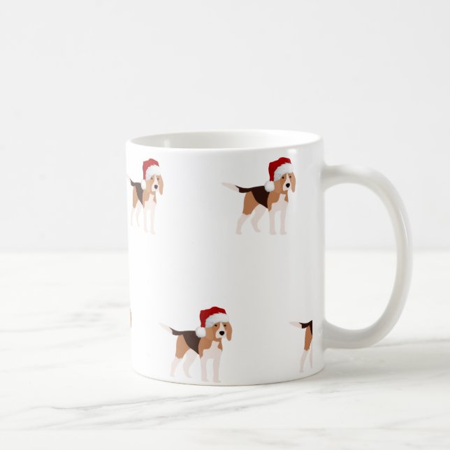 Tasse Christmas Beagle (Droite)