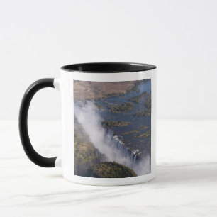 Tasse Chutes Victoria, fleuve Zambèze, Zambie - Zimbabwe