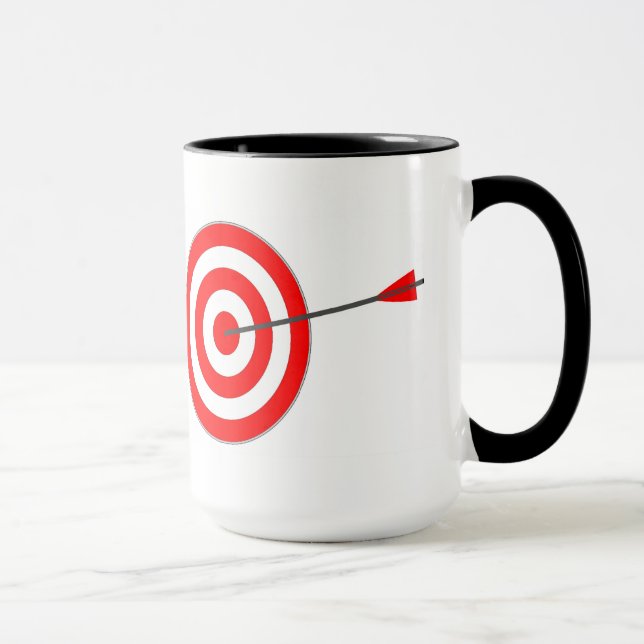 Tasse Cible avec flèche (Droite)