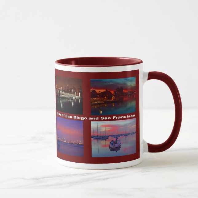 Tasse Ciels de San Diego et San Francisco (Droite)