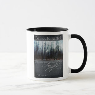 Tasse Citation d'ange de 13:2 d'Hébreux