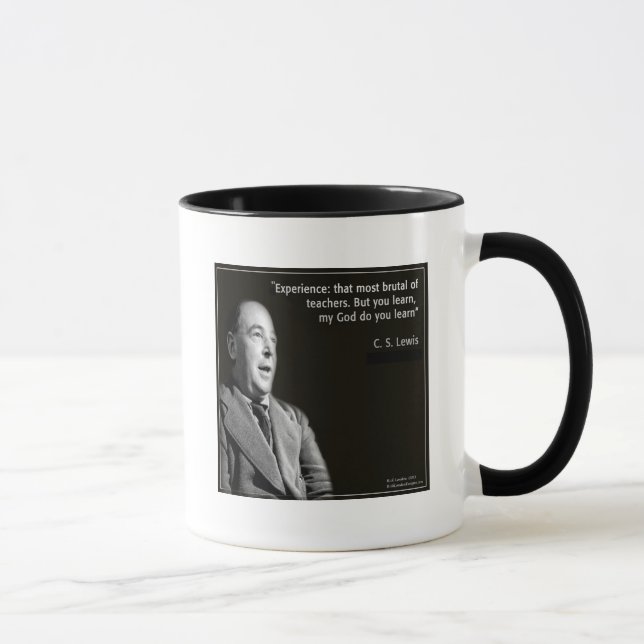Tasse Citation de CS Lewis "My God" (Droite)