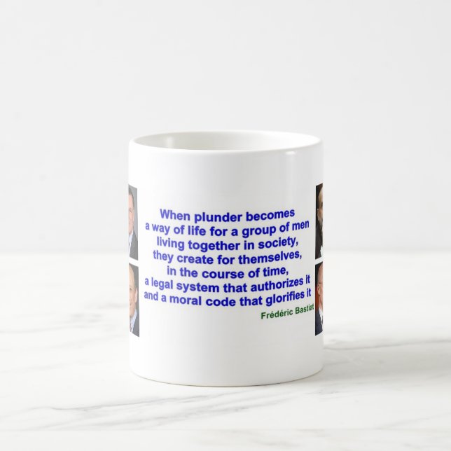 Tasse - citation de Frederic Bastiat au sujet de (Centre)