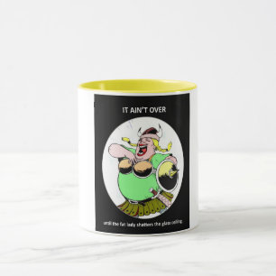 Tasse Citation de motivation féministe amusante Il n'est