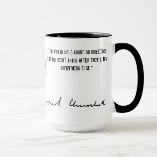 TASSE CITATION DE WINSTON CHURCHILL