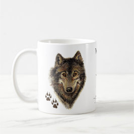 Tasse Citation du code du loup, animal loup