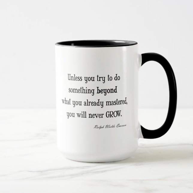 Tasse Citation inspirée vintage de maîtrise de (Droite)