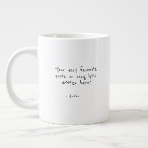 Tasse Citation personnalisée - créez votre propre grande