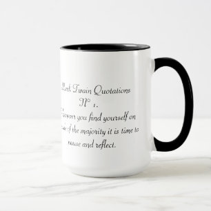 Tasse Citations N° 1 de Mark Twain