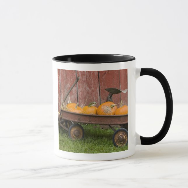 Tasse Citrouille dans le vieux wagon (Droite)