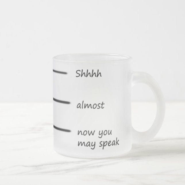tasse claire de shhhh (Droit)