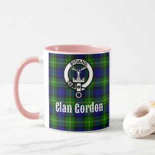 Tasse Clan Gordon Tartan Crest