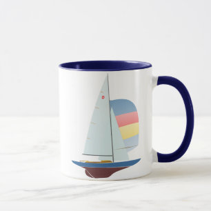 Tasse Classe de dragon emballant le voilier