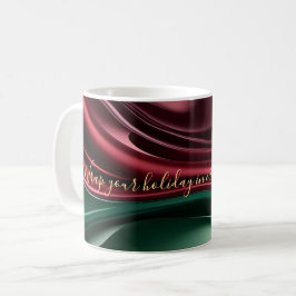 Tasse classique au graphique abstrait élégant