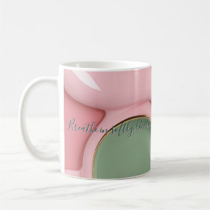 Tasse classique au graphique abstrait élégant