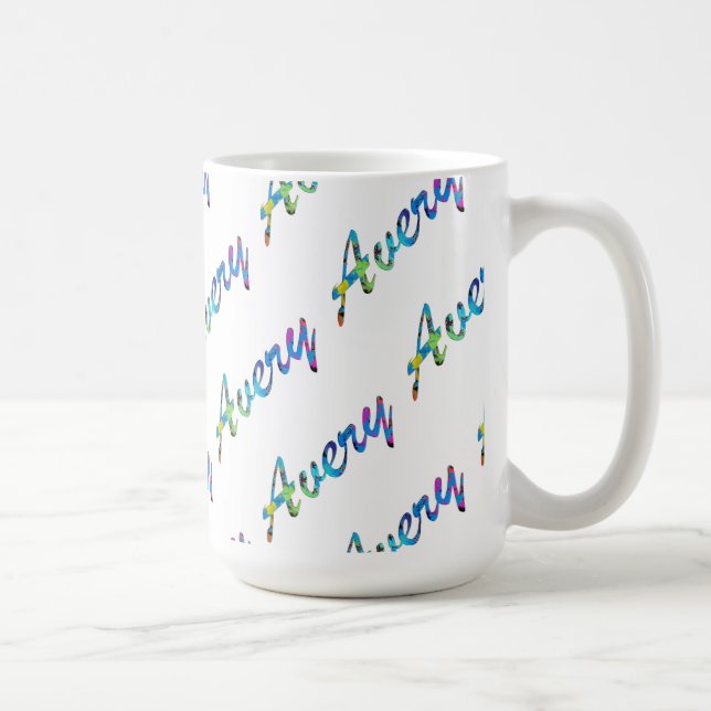 Tasse classique blanche Avery (Droite)