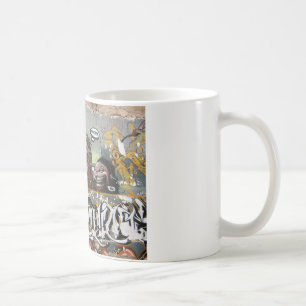 Tasse classique blanche Graffiti