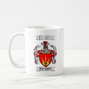 Tasse Classique Blason et Nom de Famille Williams