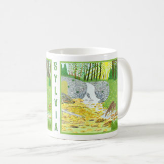 Tasse Classique de Scène de Forêt avec Texte