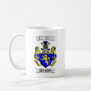 Tasse Classique Famille Evans Nom de Famille et Lo
