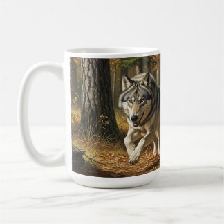 Tasse classique Loup style 1