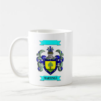 Tasse Classique Martínez Nom de Famille et Blason