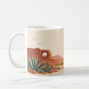 Tasse Classique Paysage Agave Aube du Désert Sud-O