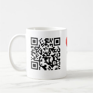 Tasse classique personnalisée "My Love Story" QR i