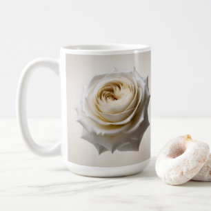 Tasse Classique Rose Blanche