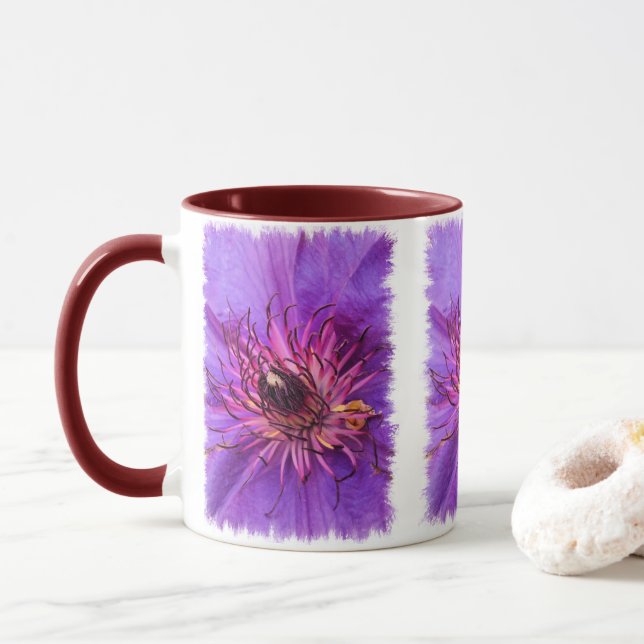 TASSE CLEMATIS (Avec donut)