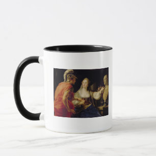 Tasse Cléopâtre montrant à Octavius le buste de Jules