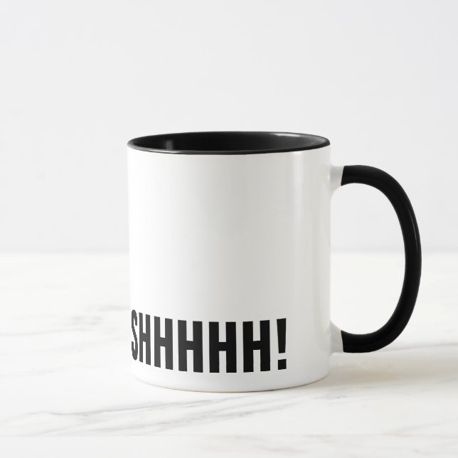Tasse Cligner de l'oeil Père Noël noir gardant des (Droite)